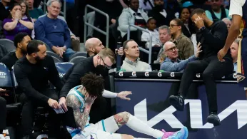 Hornets Coach Left Feeling 'Foolish' After Collision Leaves Lamelo Ball With a Gash Above His Eye